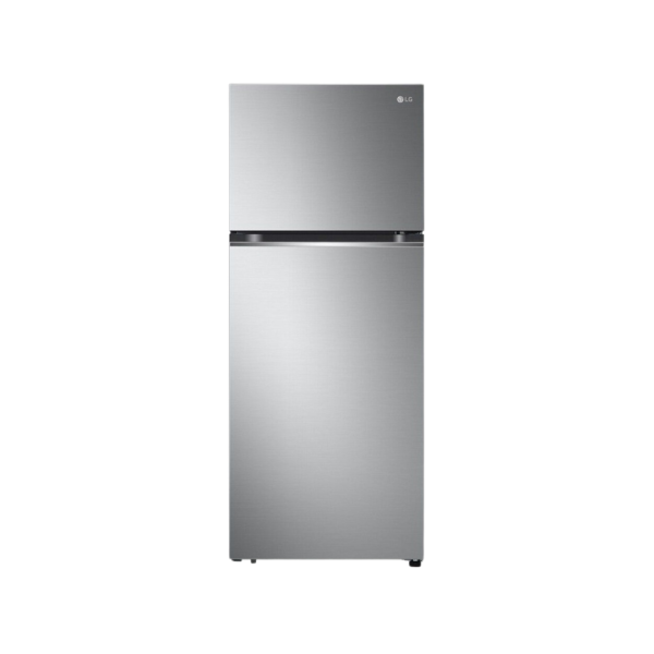 LG Fridge 375L, 2 Door Top Mount Freezer No Frost (Frost Free), Silver