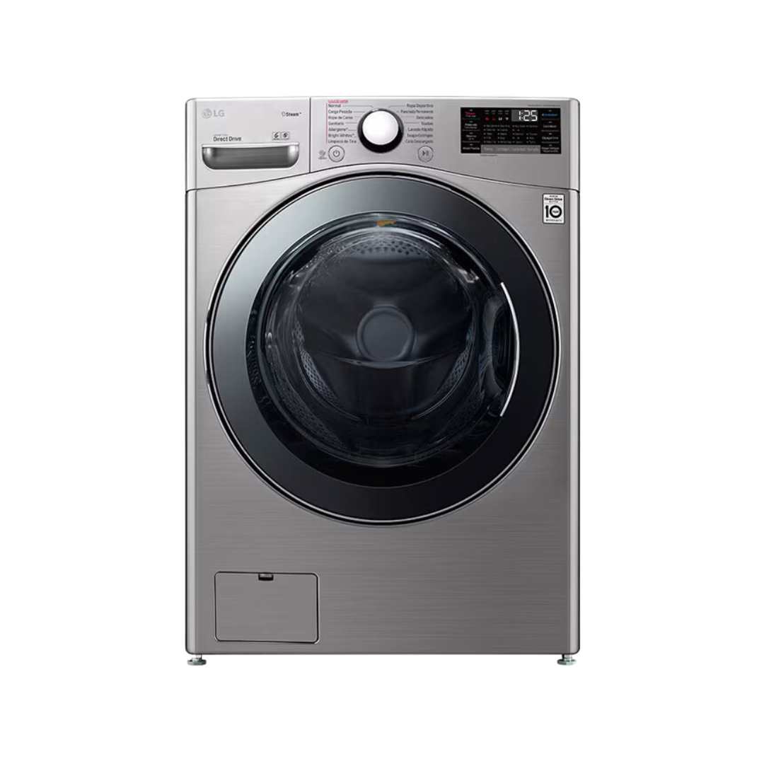 LG Washing Machine, 18/10Kg, Washer & Dryer Combo, Fully Automatic, Front Load, Silver