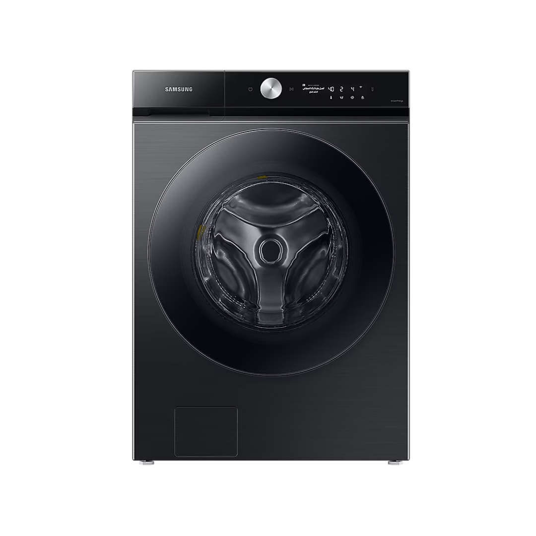 SAMSUNG Washing Machine, 18.5/9.5Kg, Washer & Dryer Combo, Fully Automatic, Front Load, Black