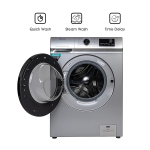 HISENSE Washing Machine, 10/6Kg, Washer & Dryer Combo, Fully Automatic, Front Load, Silver