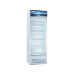 HISENSE Showcase Chiller, Defrost (Direct Cool), 301L, White/Sky Blue