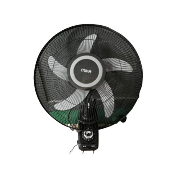 MIKA Wall Fan, 16", Black & Grey