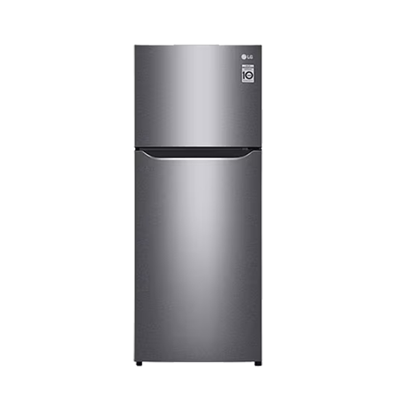 LG Fridge, 209L, 2 Door Top Mount Freezer Defrost (Direct Cool), Shiny Silver