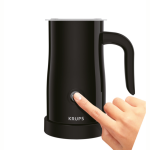 KRUPS Milk Frother, Black / Stainless Steel