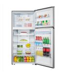 HISENSE Fridge, 494L, 2 Door Top Mount Freezer No Frost (Frost Free), With Water Dispenser, Silver