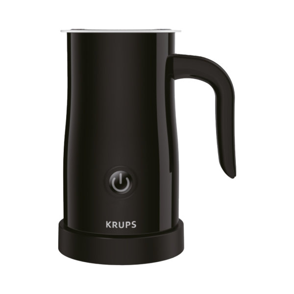 KRUPS Milk Frother, Black / Stainless Steel