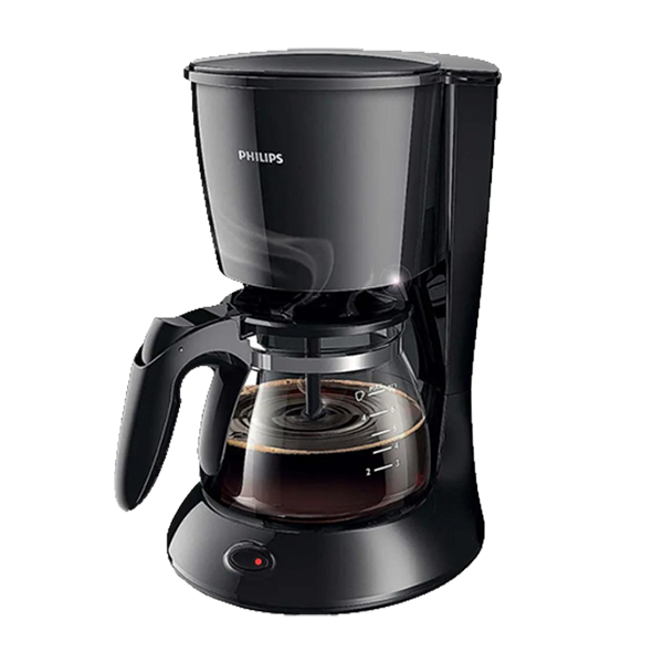 MIKA Coffee Maker, Digital, 12 Cups, 1000W, Black & Stainless Steel