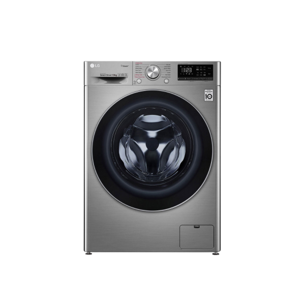 LG Washing Machine, 10.5Kg, Full Auto Front Load Wash Only, Inox