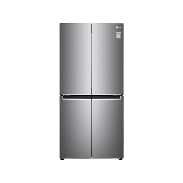 LG Fridge, 530L, 4 Door Bottom Mount Freezer No Frost, Silver