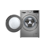 LG Washing Machine, 10.5Kg, Full Auto Front Load Wash Only, Inox