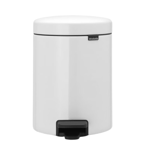 BRABANTIA Pedal Bin New Icon, 5L White