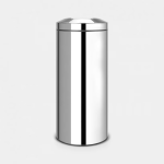 BRABANTIA Flame Guard Waste Bin 30 Litre Brilliant Steel