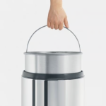 BRABANTIA Flame Guard Waste Bin 30 Litre Brilliant Steel